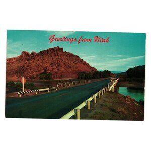 Vintage Postcard Greetings From Utah Colorado River Scenic Roadside Attraction